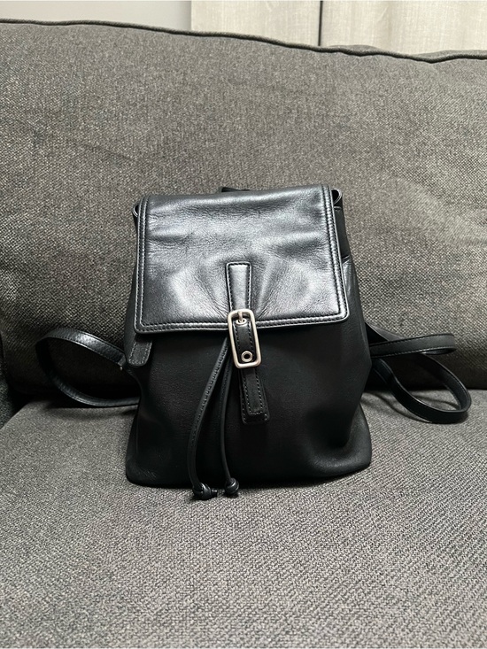Coach Handbags - EXCELLENT CONDITION Coach Black Leather DayPack Back pack - Authentic!
